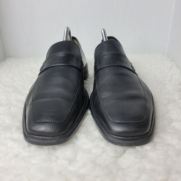 Bally Century Mens Shoes Size 7 E Goma Sole Black Leather Penny Loafers main image 9